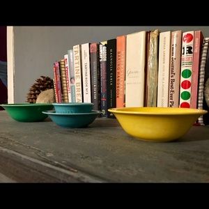 Set of 4 antique ceramic bowls